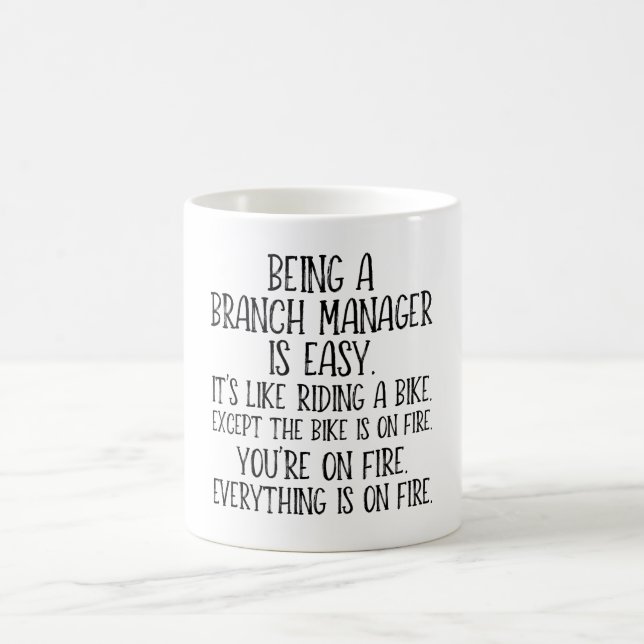 Mug Être Responsable De Branche Est Facile. C'est comm (Centre)