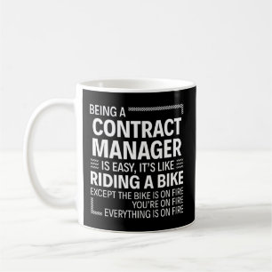 Mug Être Responsable De Contrats Est Facile C'Est Comm