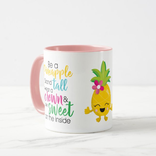 Mug Être un ananas (Devant gauche)