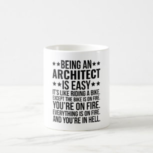 Mug Être un architecte est facile C'est comme