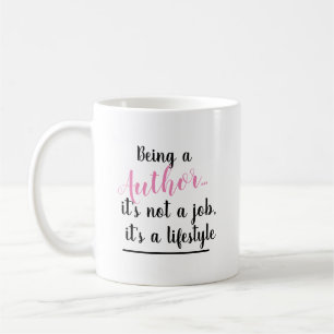 Mug Être un auteur C'est un travail Lifestyle Texte ro