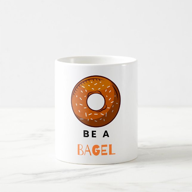 Mug Être un Bagel amusant Nourriture Pun Bagel Amoureu (Créateur téléchargé)