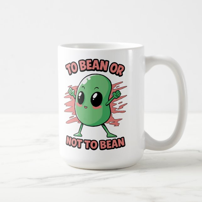 Mug Être un haricot ou ne pas être un haricot (Droite)