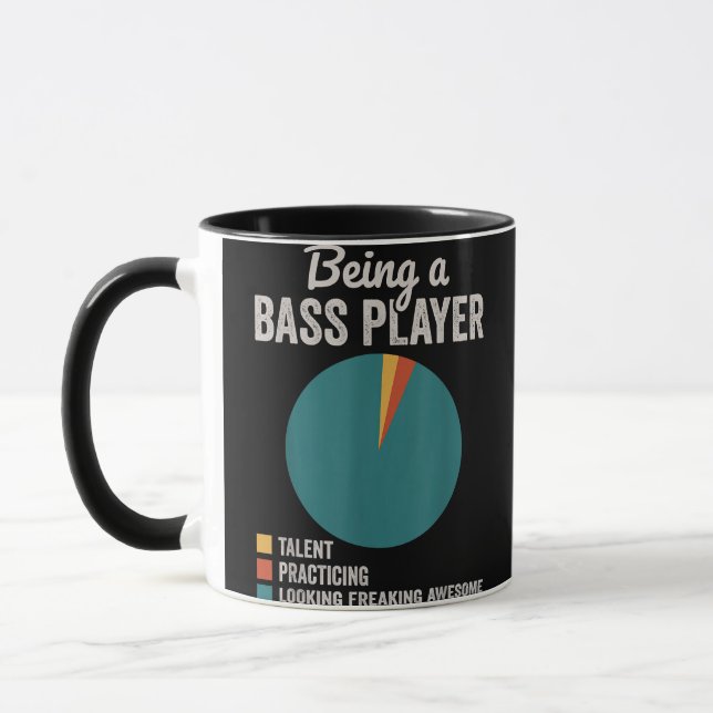 Mug Être un musicien bassis Funny Bass Guitar Joueur (Gauche)