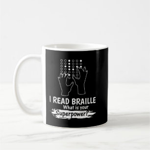 Mug Être un peu aveugle Sensibilisation braille Pullov