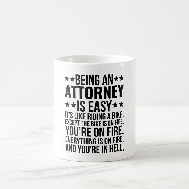 Mug Être un procureur est facile c'est comme rouler à  (Centre)
