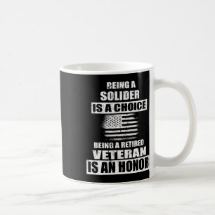 Mug Être un vétéran de l'armée américaine Solider Inde