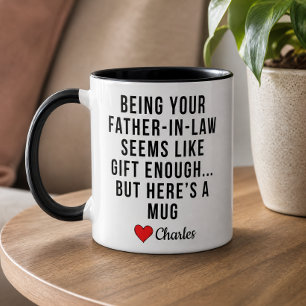 Mug Être votre beau-père semble être un cadeau suffisa
