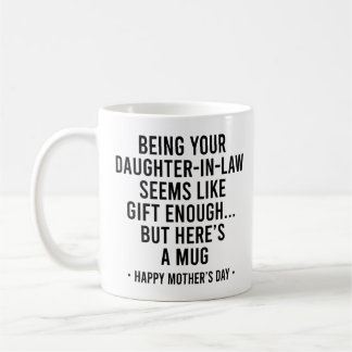 Mug Être votre belle-fille est un cadeau suffisant Mam