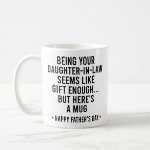 Mug Être votre belle-fille semble être un cadeau 