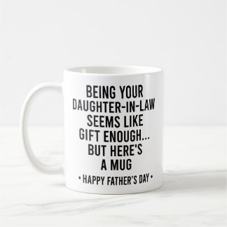 Mug Être votre belle-fille semble être un cadeau 