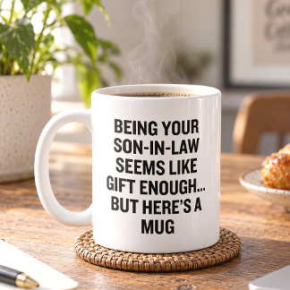 Mug Être votre gendre semble être un cadeau suffisant