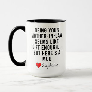 Mug Être votre mère en droit cadeau