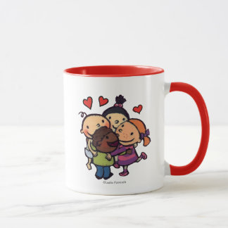 Mug Étreinte de groupe de Leslie Patricelli avec des
