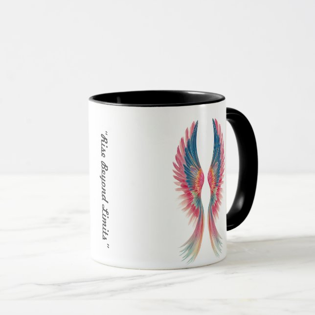 Mug "Étreinte de Lumière Céleste" (Devant droit)