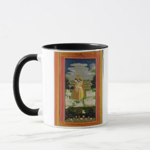 Mug Étreinte de Radha et de Krishna dans un landscap