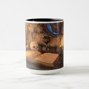 Mug Étude de sorcier de fantasy médiéval