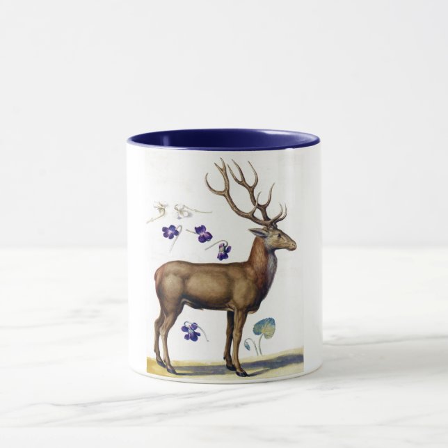 Mug Étude des cerfs et des fleurs, Arcimboldo (Centre)