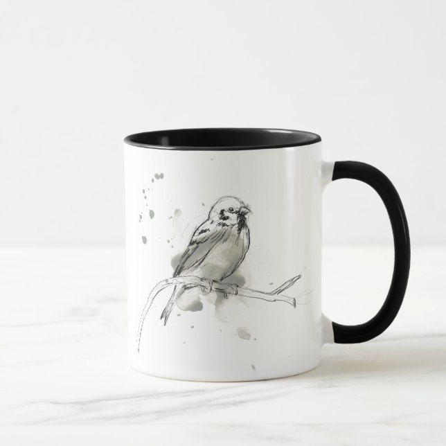 Mug Étude des oiseaux de la nature (Droite)
