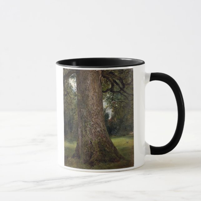 Mug Étude du tronc d'un arbre d'orme, c.1821 (huile (Droite)
