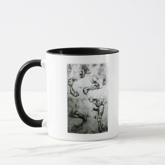 Mug Études des jambes de chevaux (Gauche)