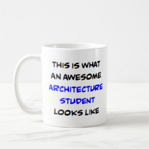 Mug étudiant en architecture, génial