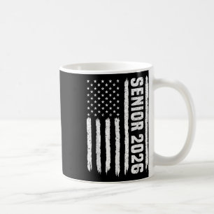 Mug Étudiant en dernière année de 2026 Drapeau américa