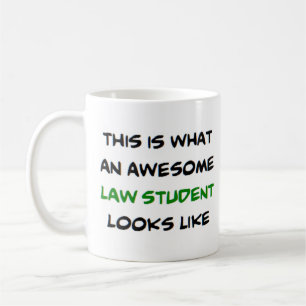 Mug étudiant en droit, génial
