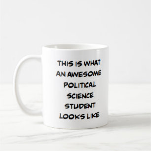 Mug étudiant en sciences politiques, génial