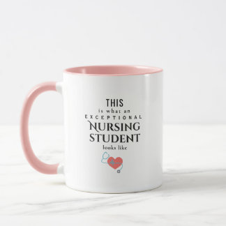 Mug Étudiant en soins infirmiers exceptionnel nom pers