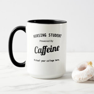Mug Étudiant en soins infirmiers personnalisé propulsé