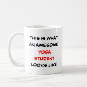 Mug étudiant en yoga, génial