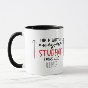 Mug Étudiant incroyable typographie moderne amusant mi