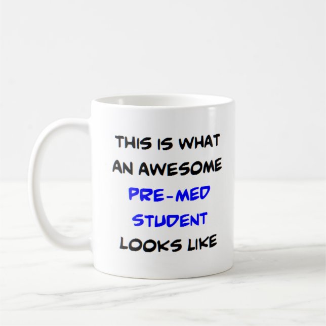 Mug étudiant pré-médical, génial (Gauche)
