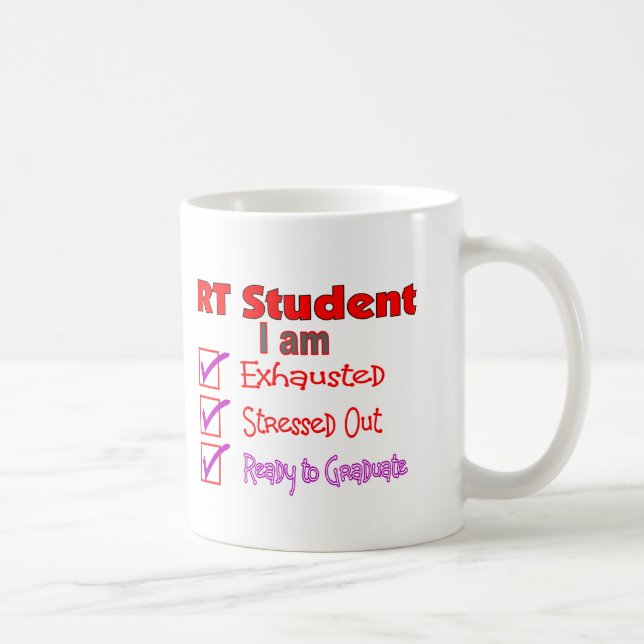 Mug Étudiant respiratoire de thérapie--Soumis à une (Droite)