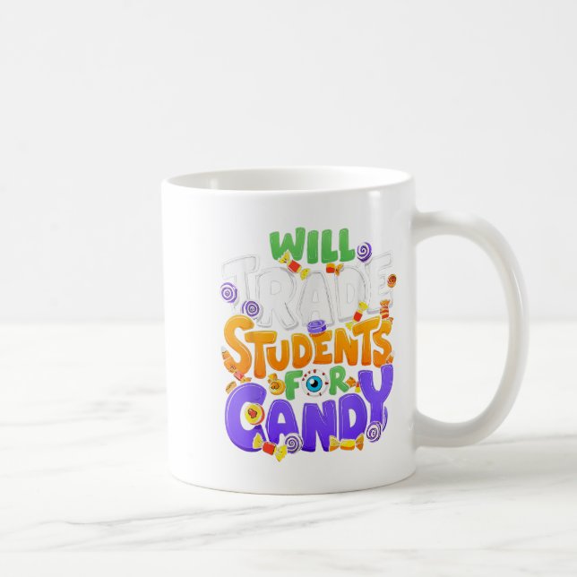 Mug Étudiera Les Étudiants À Candy Maître Cute Hallowe (Droite)