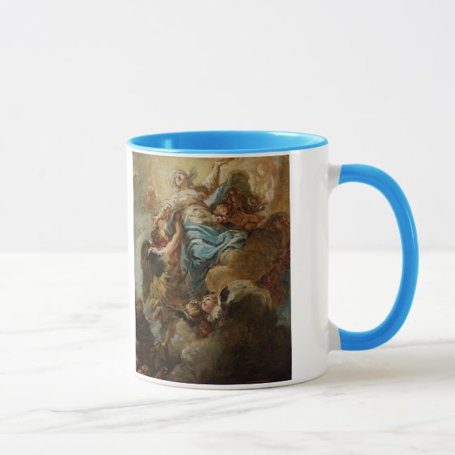 Mug Étudiez pour l'acceptation de la Vierge, c.1760 2 (Droite)