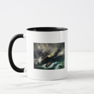 Mug Étudiez pour le Burning du "Kent" en 1825