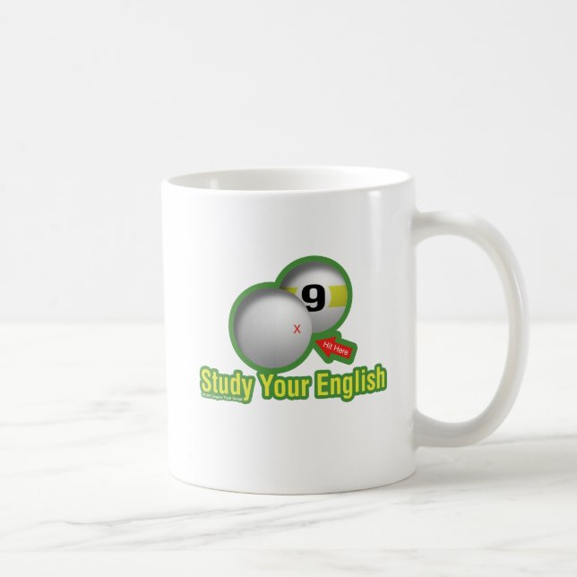 Mug Étudiez votre anglais (Droite)