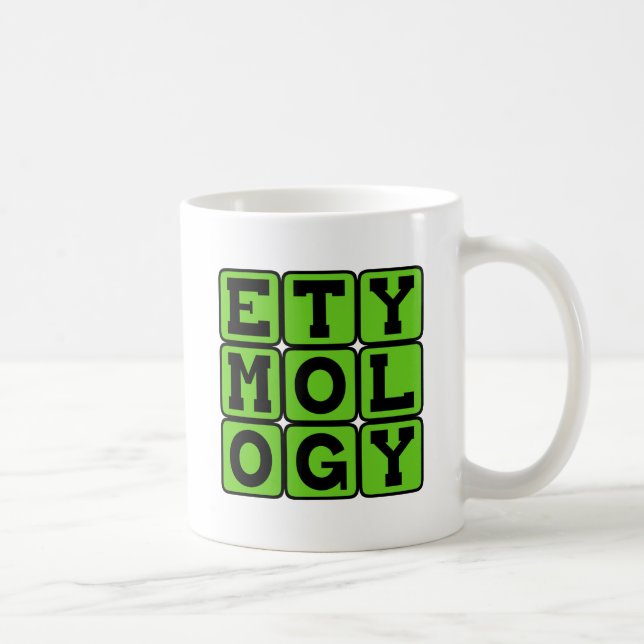 Mug Étymologie, l'étude du langage (Droite)