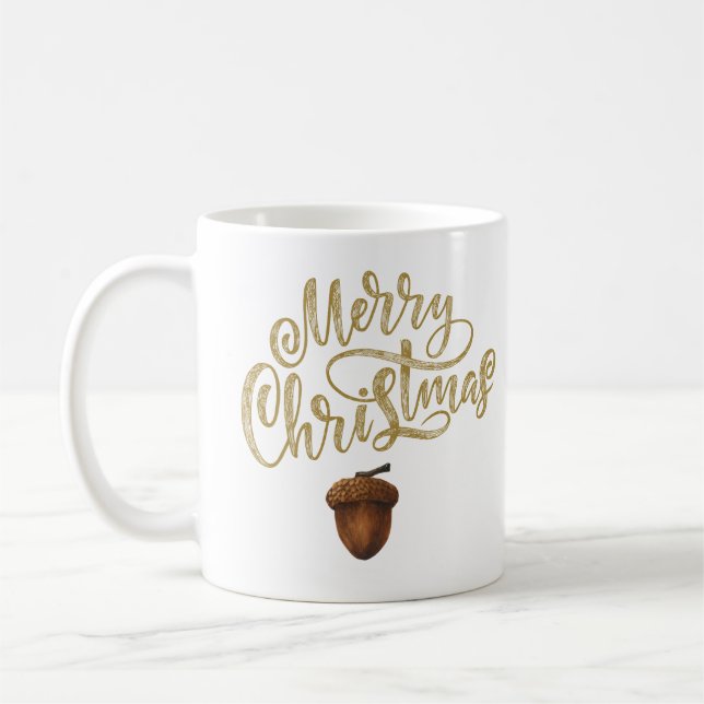 Mug Eucalyptus Acorns Noël (Gauche)