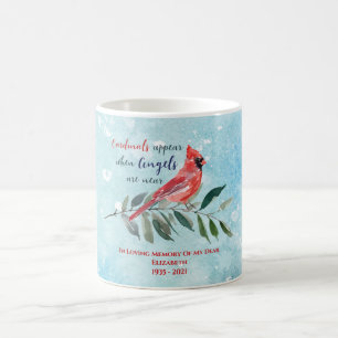 Mug Eucalyptus Cardinals Aquarelle Memorial Noël