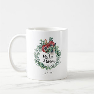 Mug Eucalyptus Floral Rouge Mère de la chambre