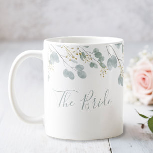 Mug Eucalyptus rustique mariée