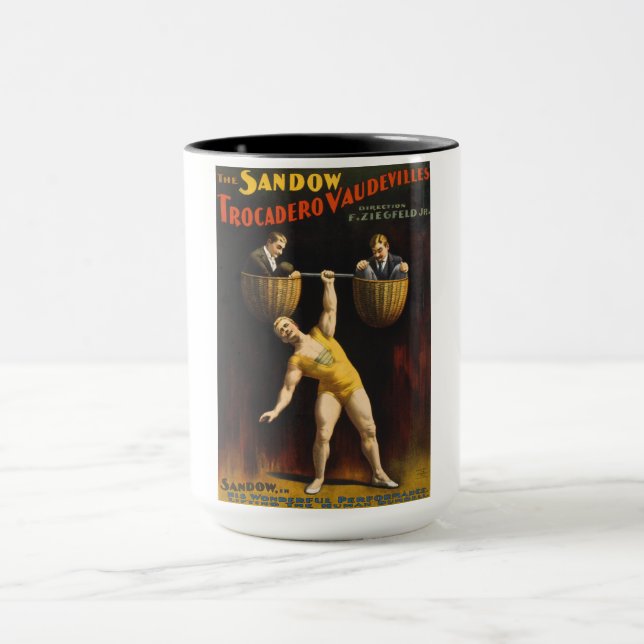Mug Eugen Sandow L'Haltérophile Vaudeville de Sandow (Centre)