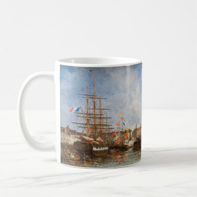 Mug Eugene Boudin - Fête dans le bassin d'Honfleur (Gauche)