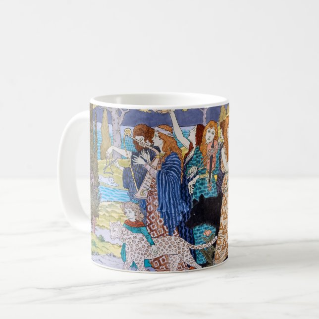 Mug Eugene Grasset - Panneau Décoratif Harmonie (Devant gauche)