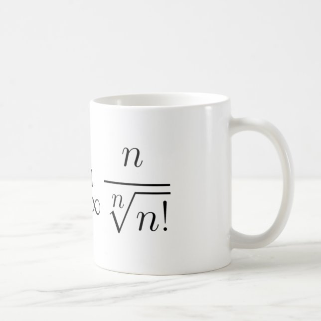 Mug Euler constant par l'équation de Stirling (Droite)