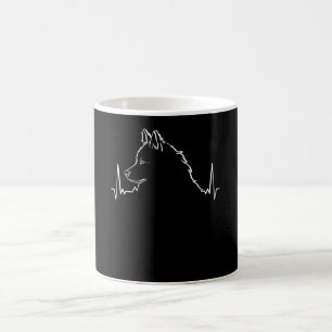 Mug Eurasier Chien Heartbeat