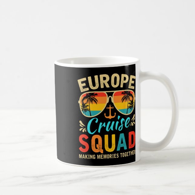 Mug Europe Cruise Squad 2025 European Matching Family  (Droite)